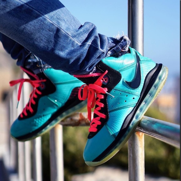 Nike LeBron 8 South Beach 2021 SZ 10.5 CZ0328-400 - Picture 3 of 17